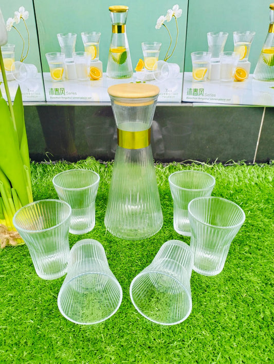 7pcs Water / Juice /  Milkshakes Glass set