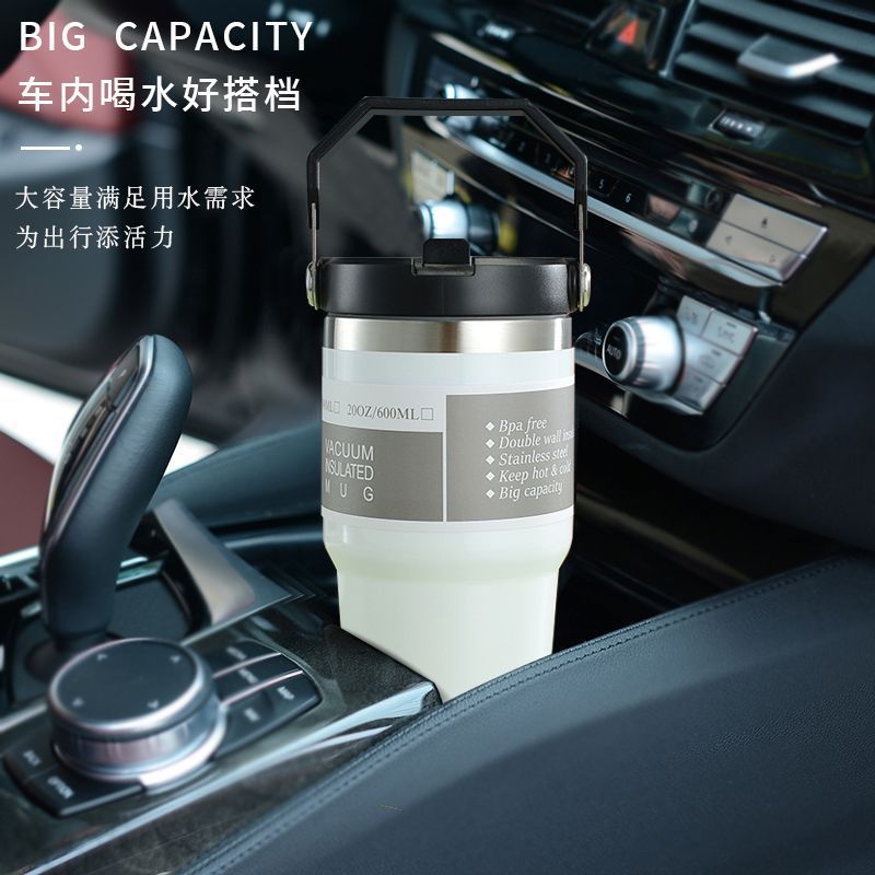 900ml Thermal coffee cup/thermos /water bottle/Themal mug with handle