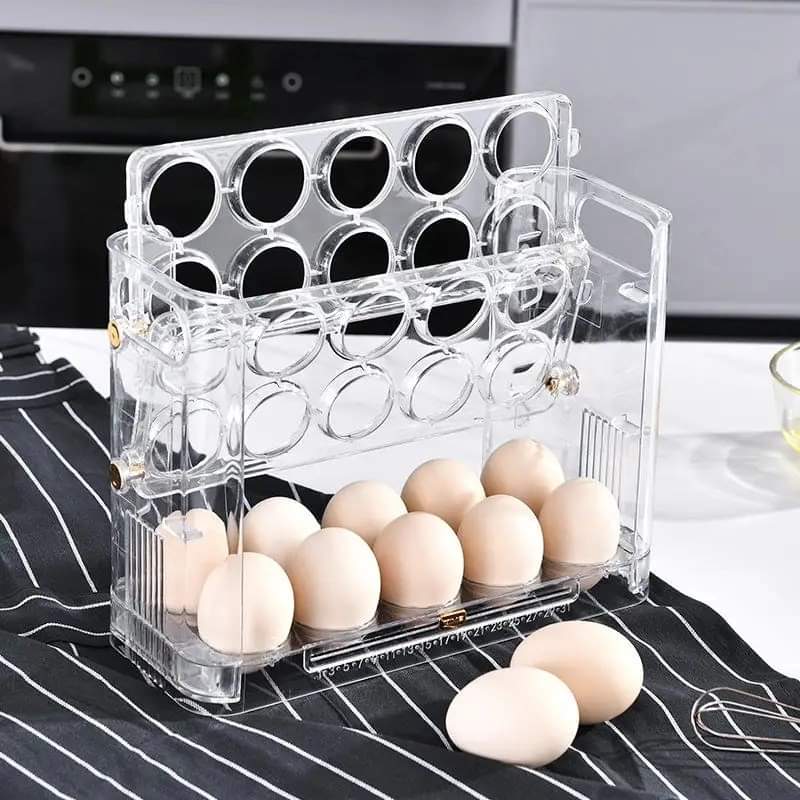 Autoflip Fridge Egg Storage Plastic Box