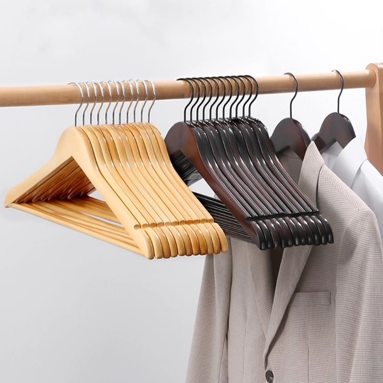 10pcs Wooden Clothes Hanger