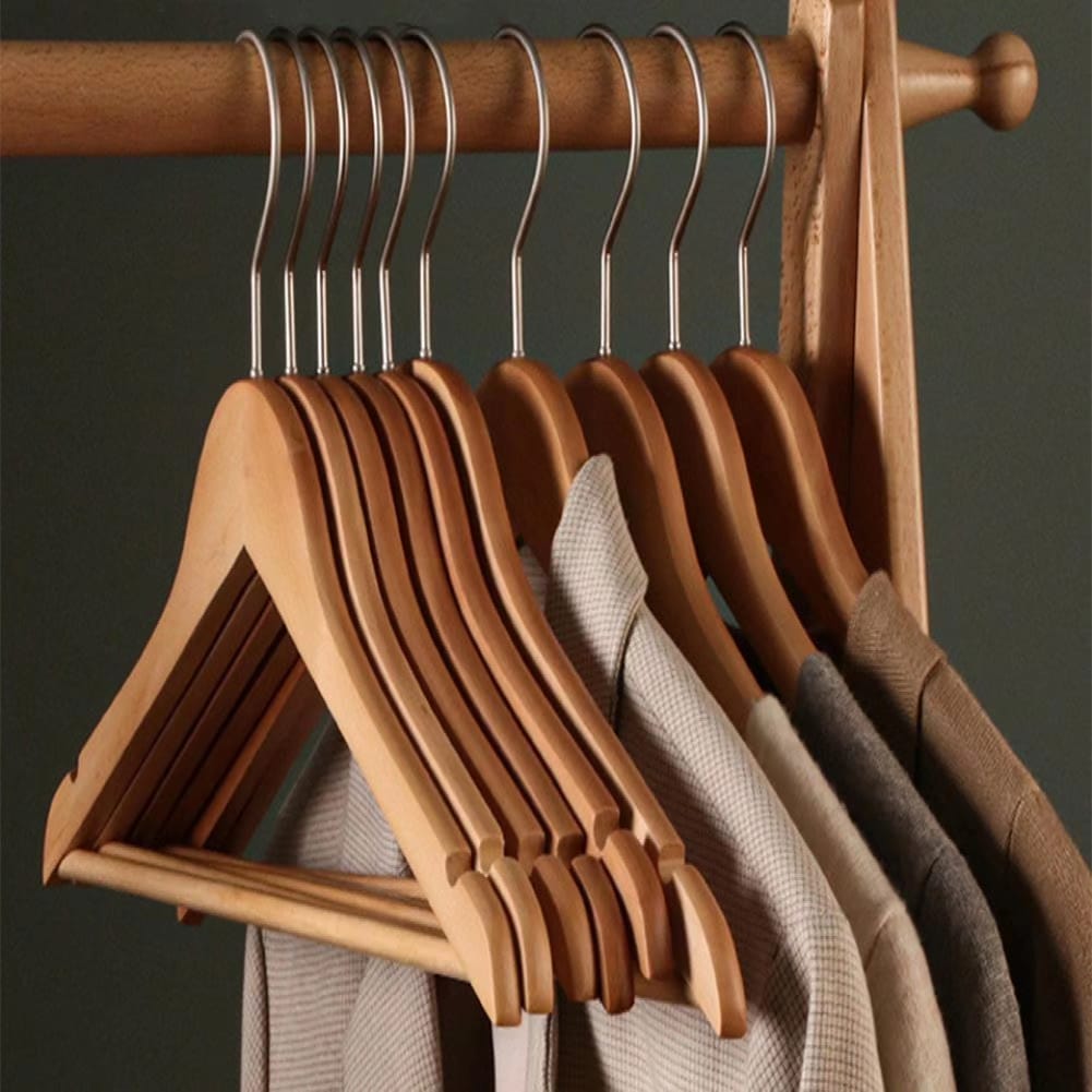 10pcs Wooden Clothes Hanger