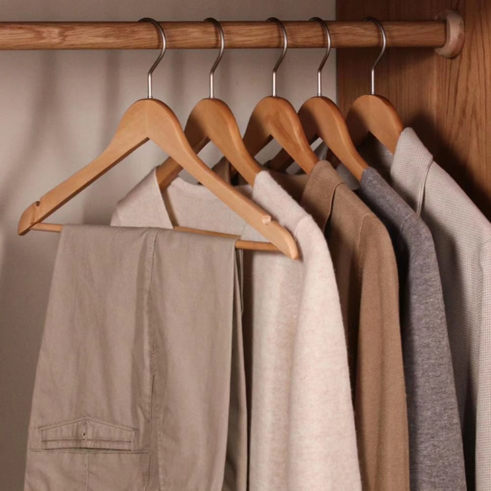 10pcs Wooden Clothes Hanger