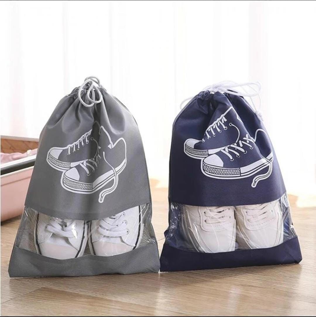 Non woven Portable shoe storage bag