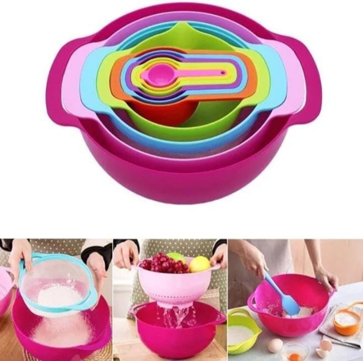 10pcs Cake mixing bowl set