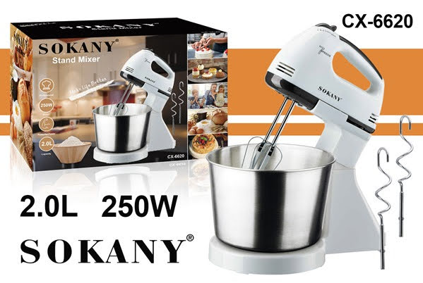 Sokany hand mixer with bowl