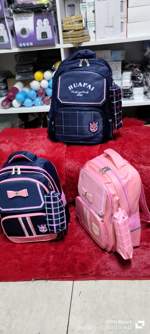 Cute 2in 1 School backpack ( backpack+pencil case)