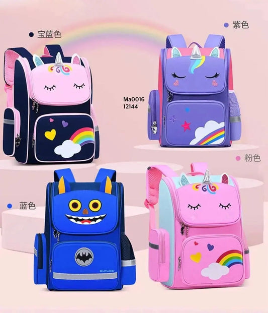 Unicorn cartoon School bags