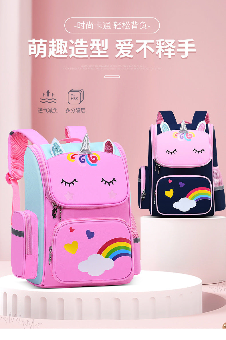 Unicorn cartoon School bags