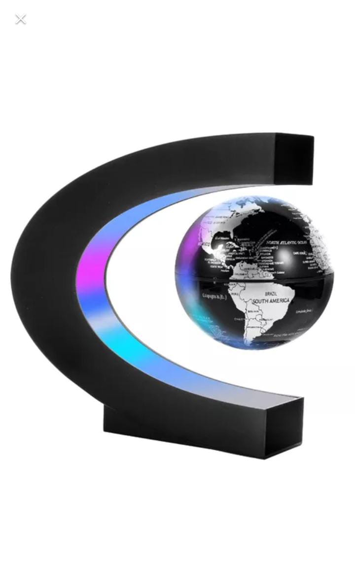 LED Globe Magnetic Levitation Floating Globe Light, World Map Rotating Night Kids Lamp