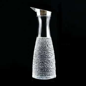 Embossed acrylic pitcher jars 1.1L