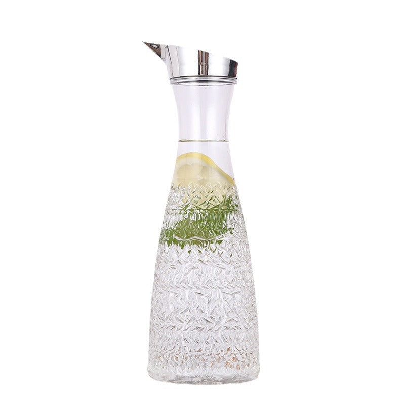 Embossed acrylic pitcher jars 1.1L