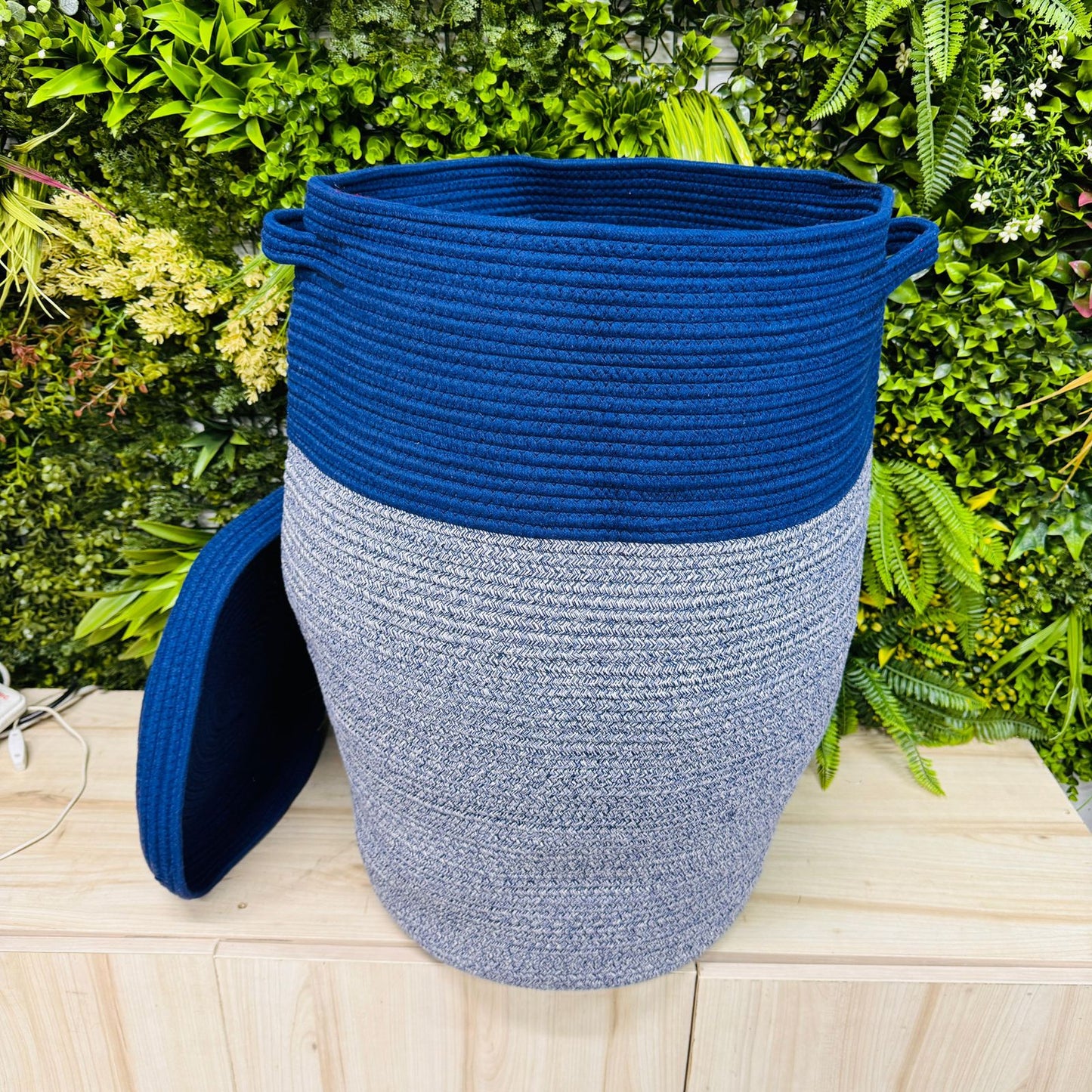 Cotton Rope Basket with Lid