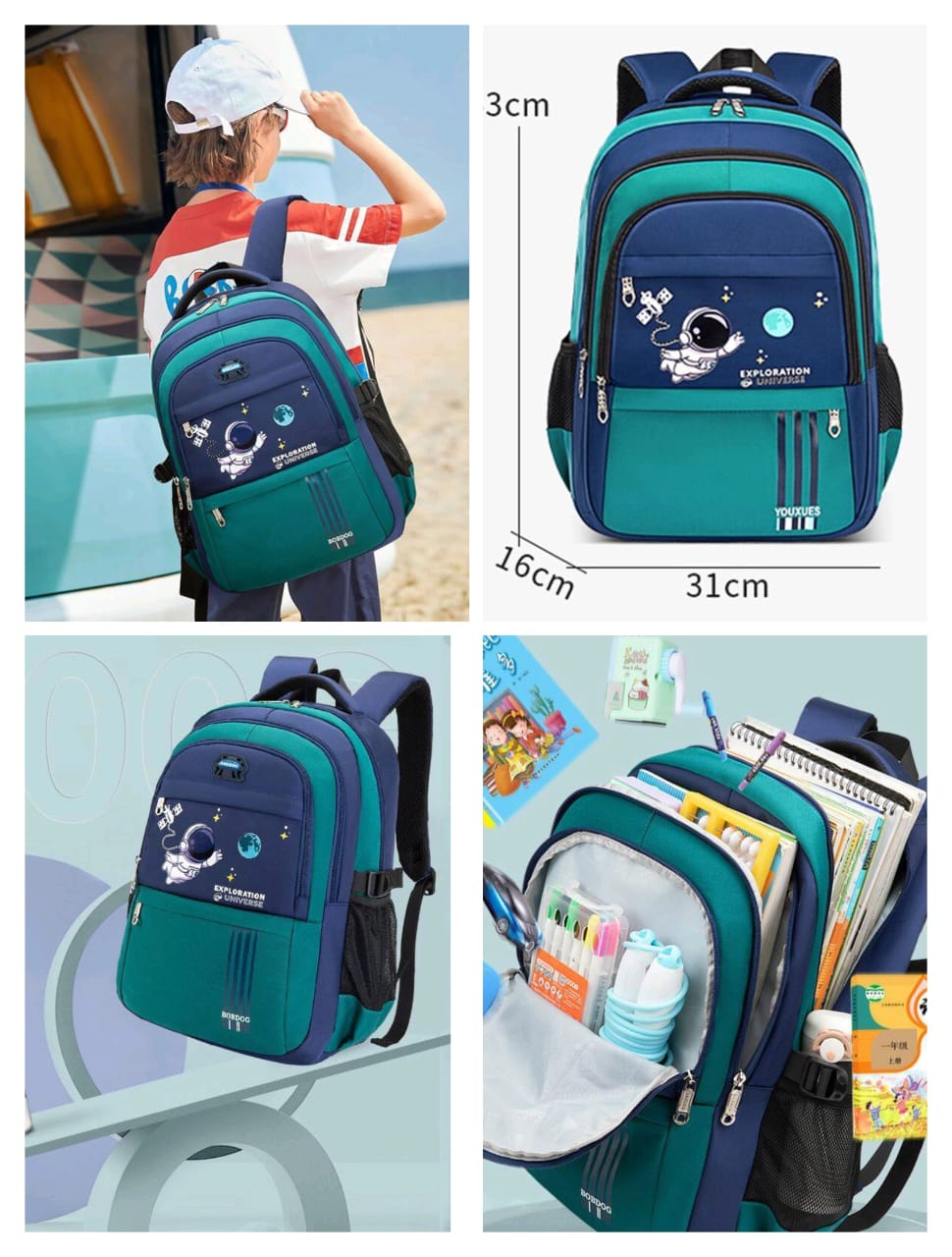 QUALITY WATERPROOF CHILDRENS SCHOOL BACKPACK