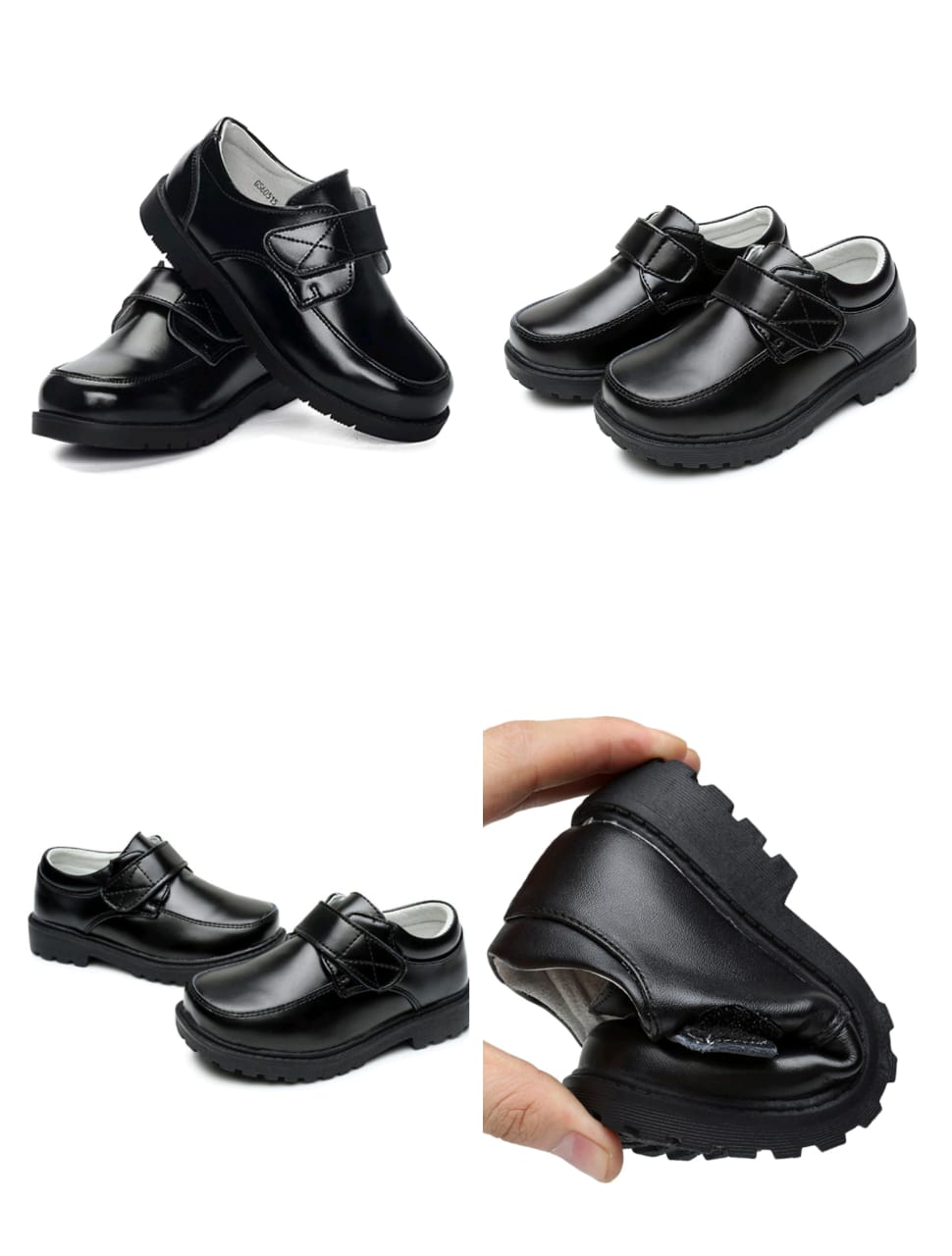 BOYS QUALITY LEATHER BACK TO SCHOOL SHOES