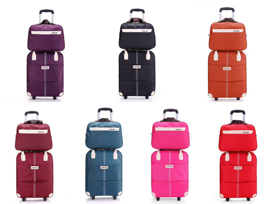 2 in 1 High Quality Big Sizes Trolley Travel Bags