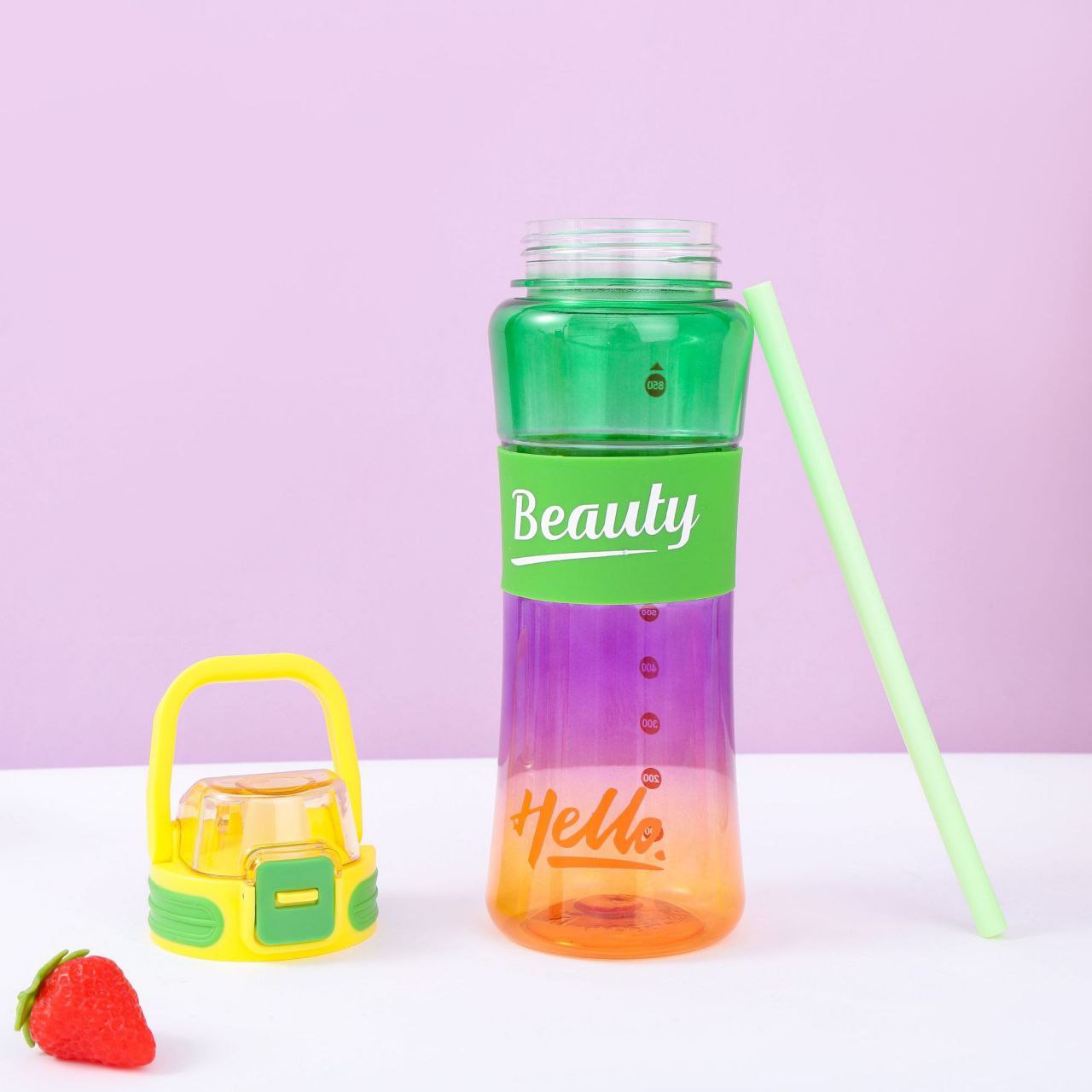 Multicolor (beauty) water bottle band