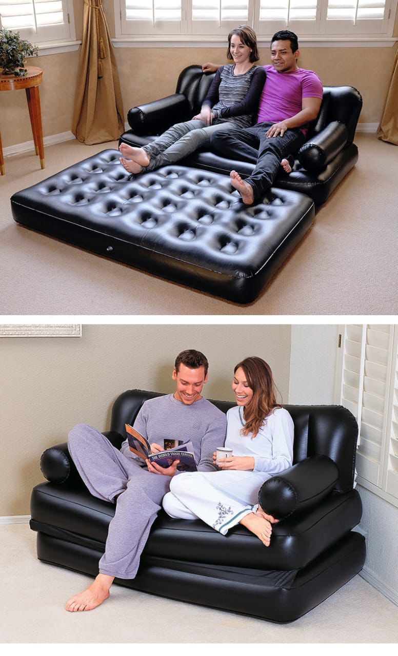 5 in 1 2 seater Bestway Inflatable Pullout Sofa Plus FREE Manual pump