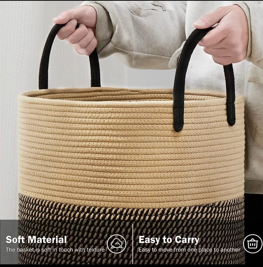 Cotton Rope Basket.