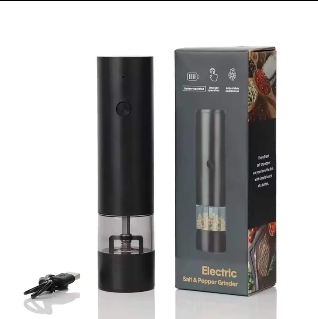 Rechargeable pepper grinder