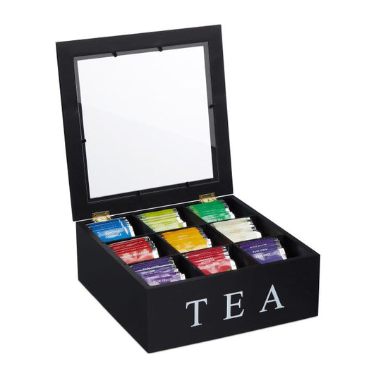 Tea bag organizer box