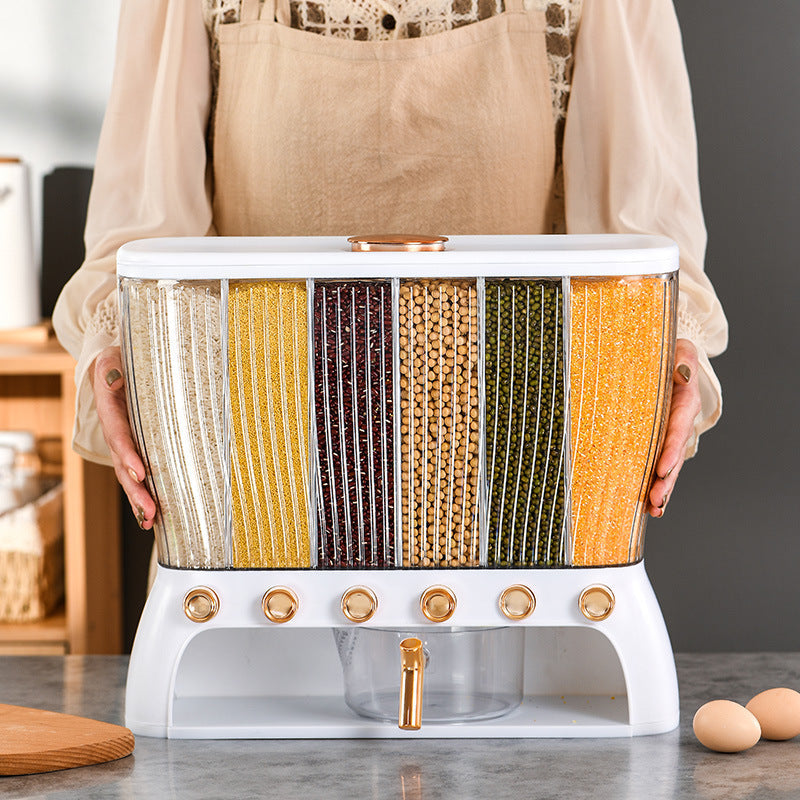 compartments big capacity cereal dispenser