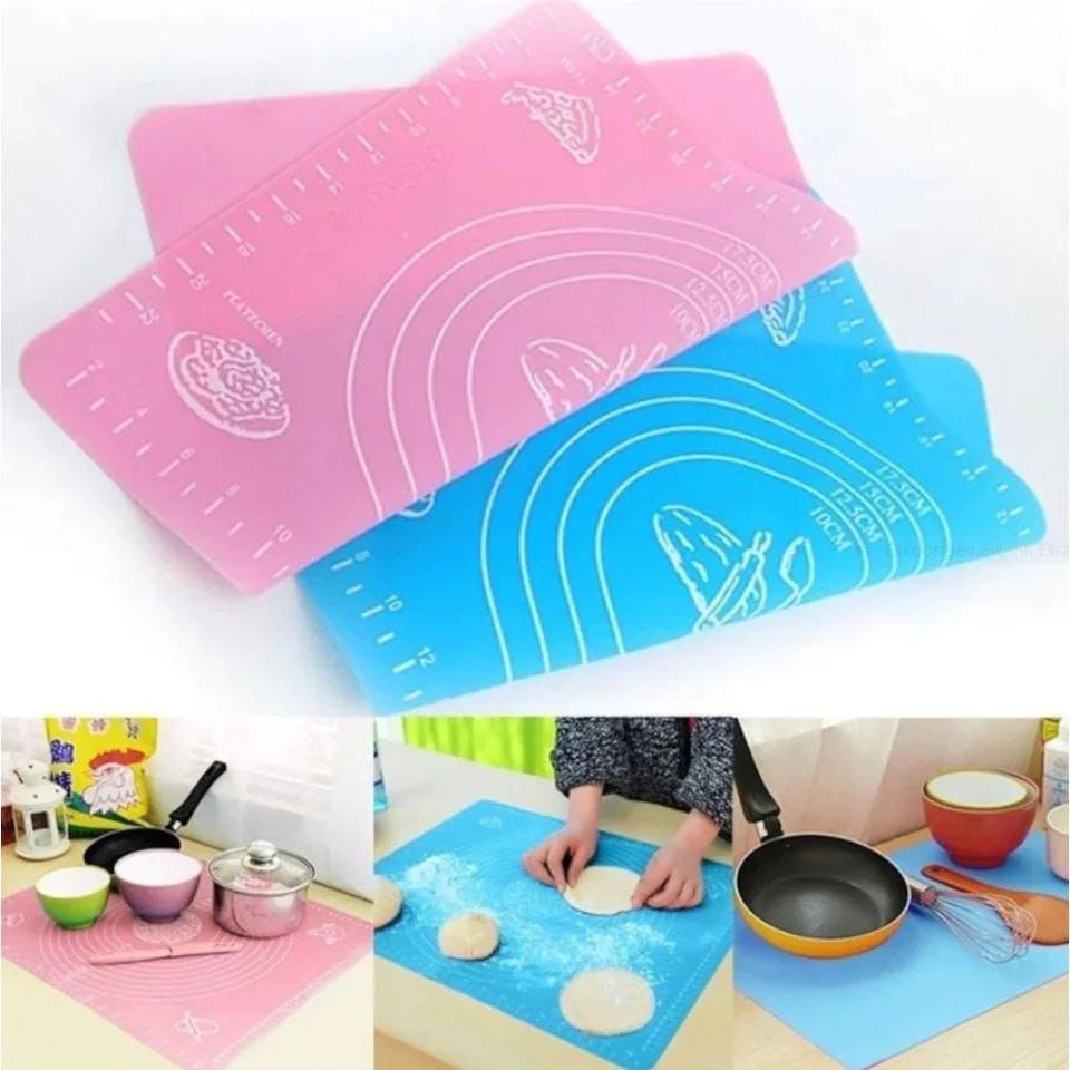 Silicon kneading mat