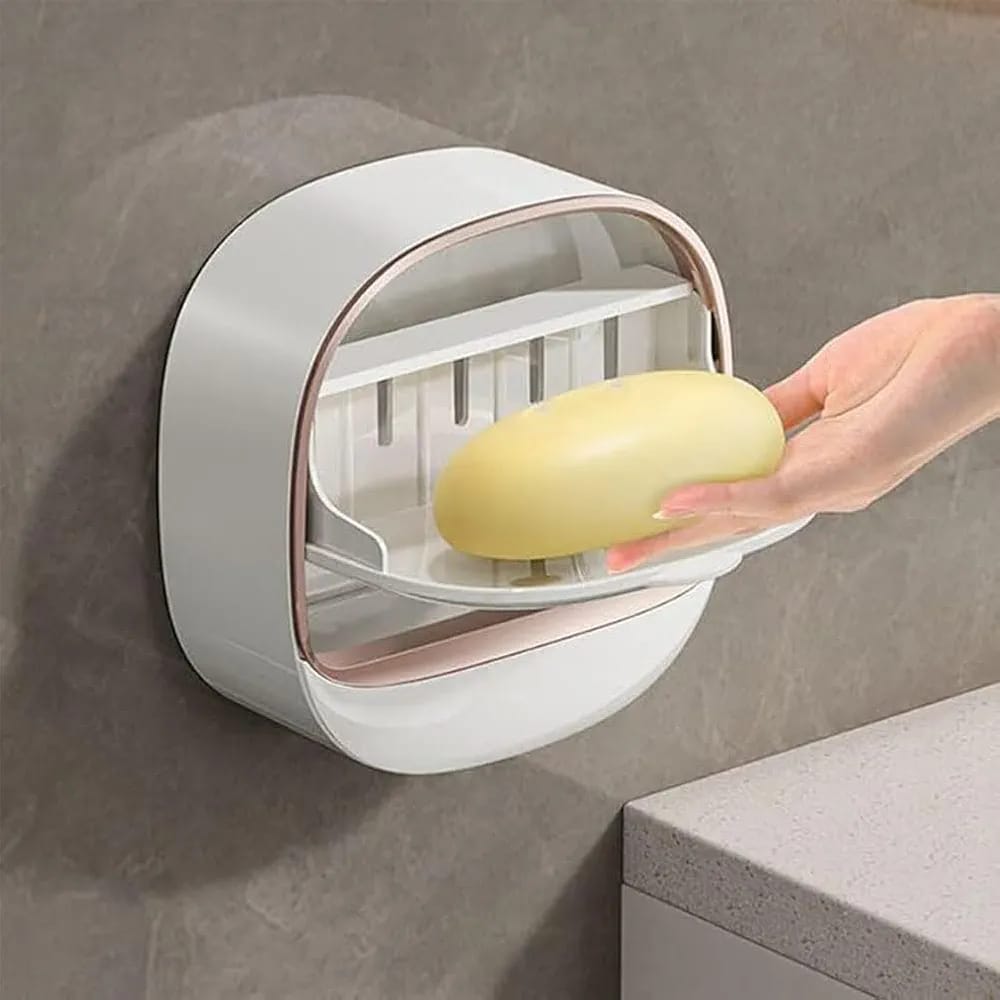 Flip soap dish