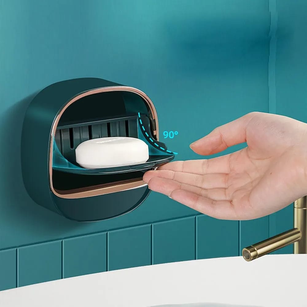 Flip soap dish