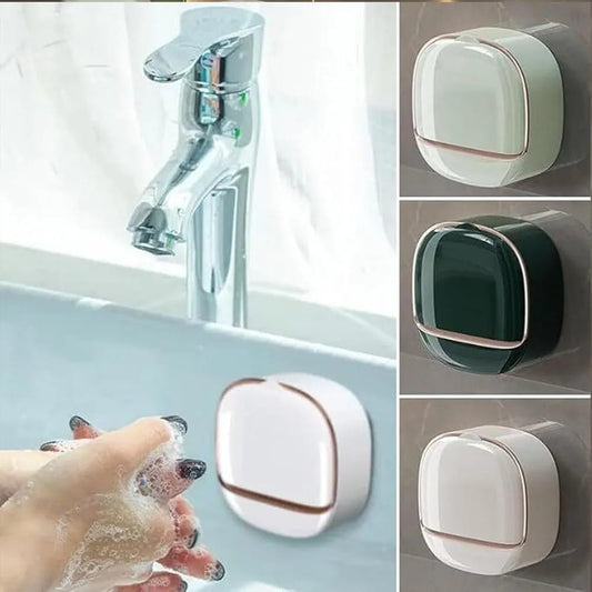 Flip soap dish