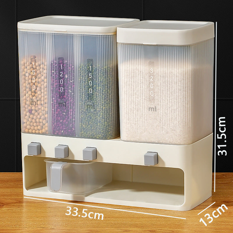 4 compartment cereals dispenser