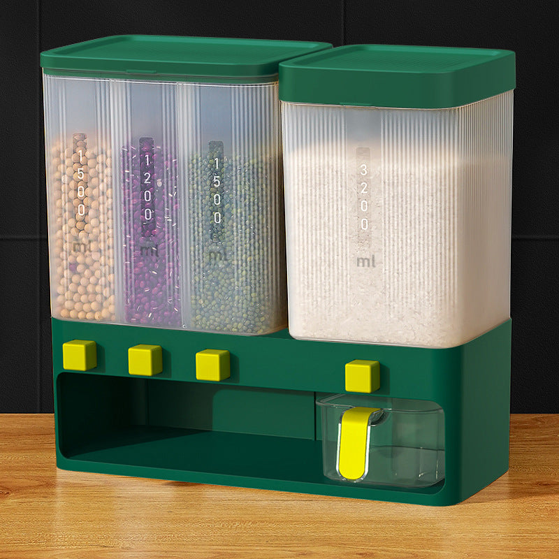 4 compartment cereals dispenser