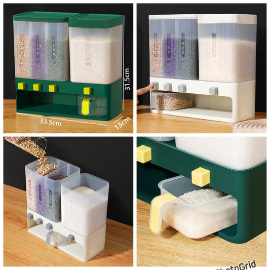 4 compartment cereals dispenser