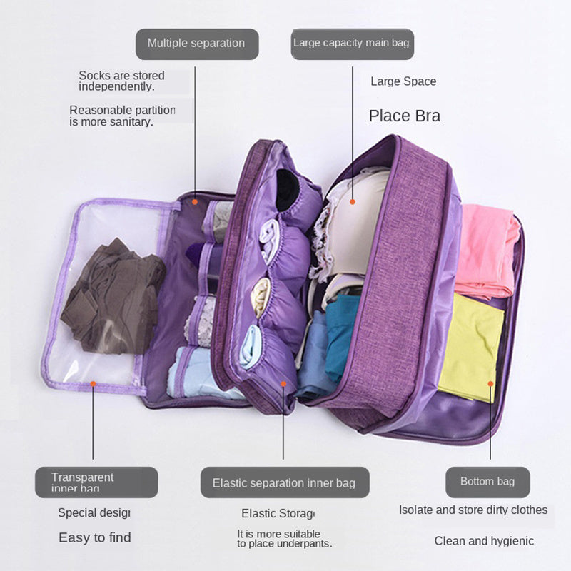 Portable Undergarments Organizer Bag