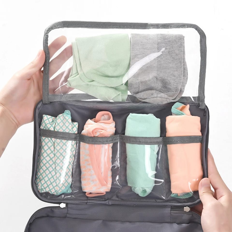 Portable Undergarments Organizer Bag