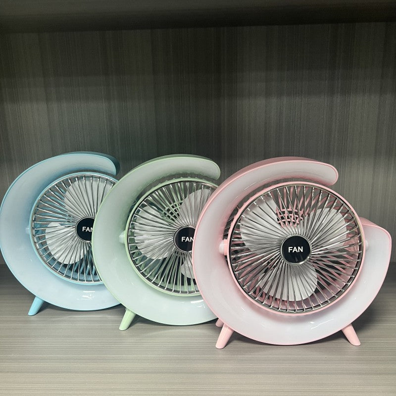 Portable rechargeable desktop Fan