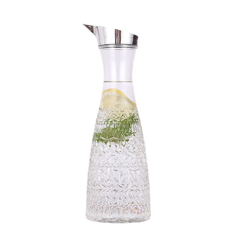 Embossed acrylic pitcher jars 1000ml