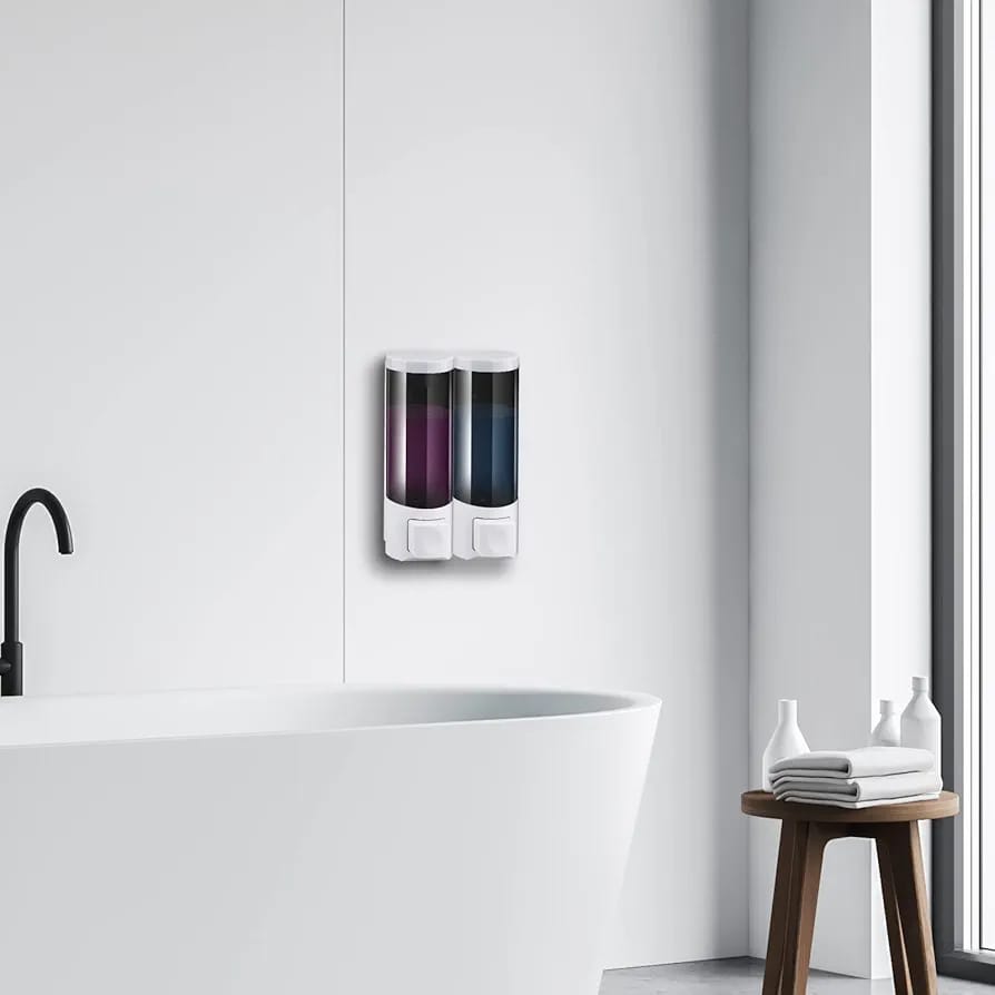 Double Wall mounted soap dispenser