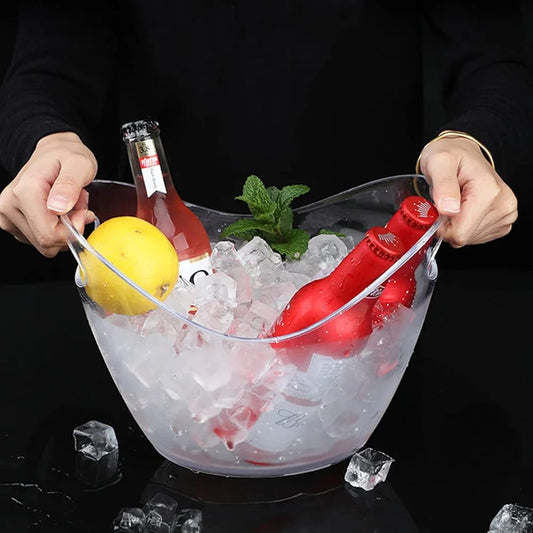 Large capacity ice bucket