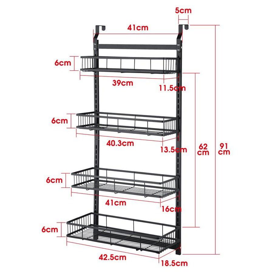 4 Tier Over Door Caddy Organizer