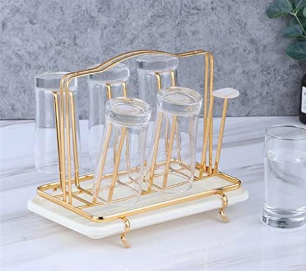 Minimalist glass organiser