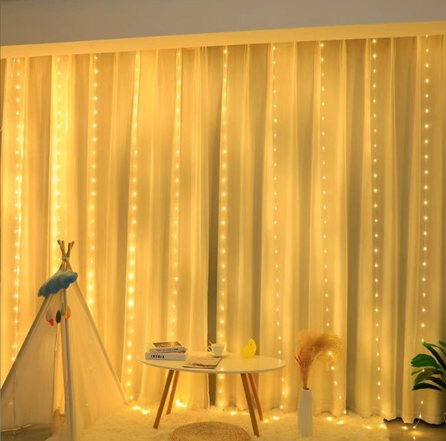 3*3M long curtain lights