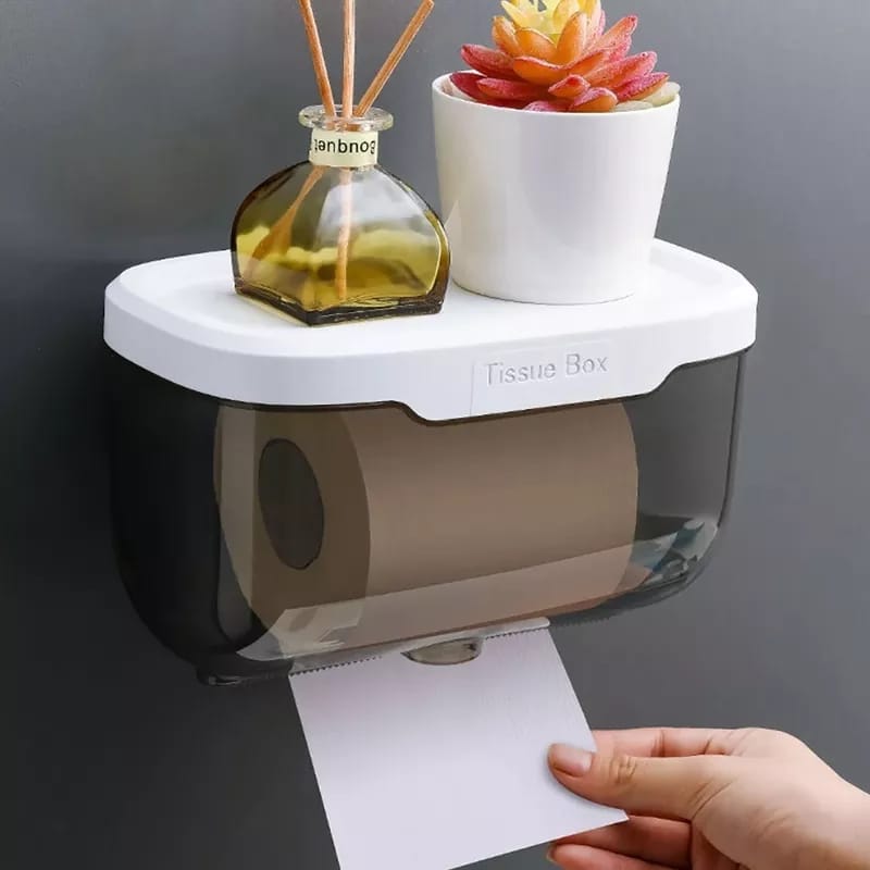 Plastic tissue holder