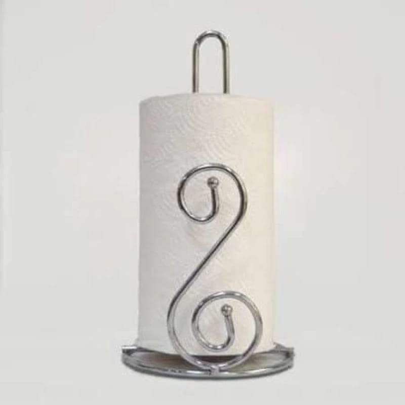 Kitchen roll holder silver