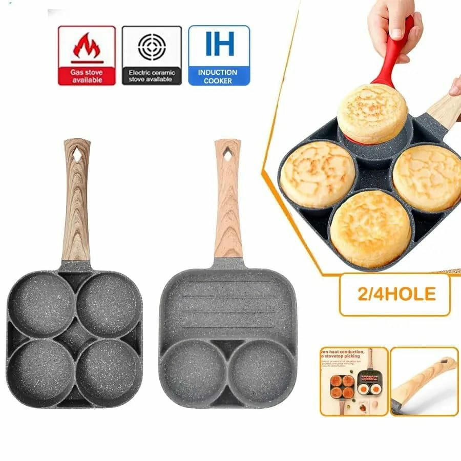 4 slot granite frying pan