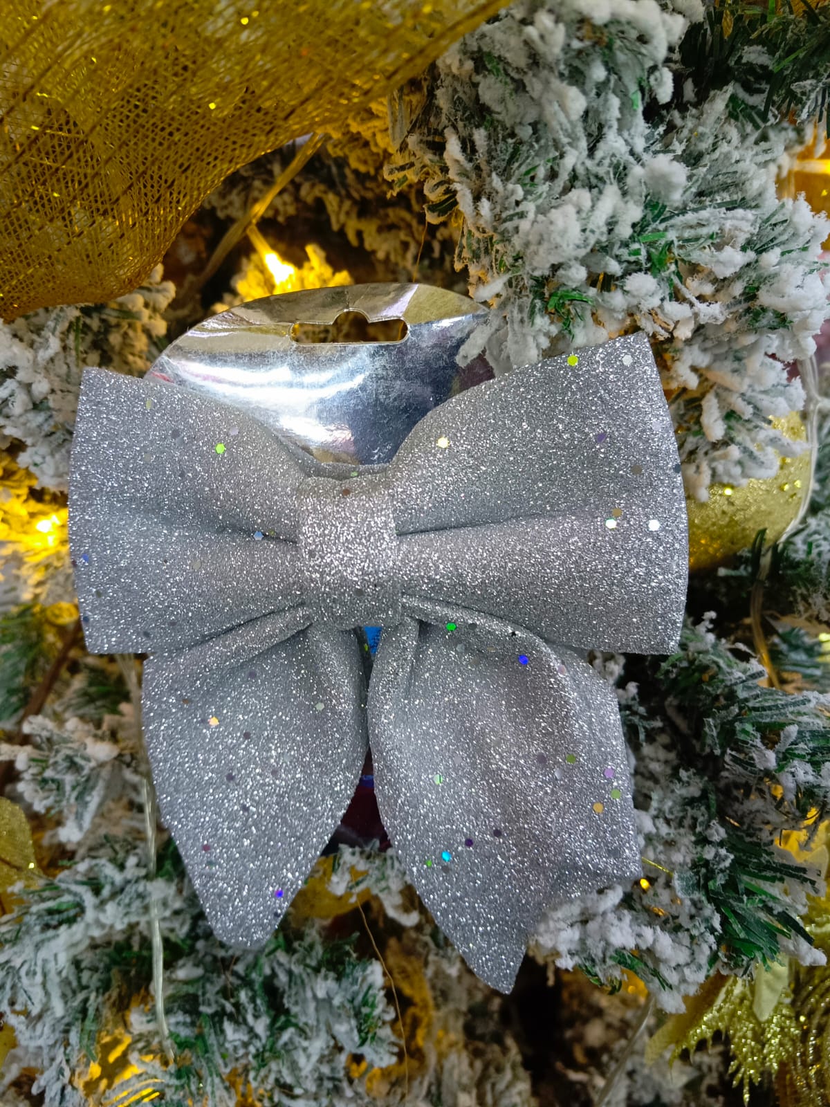 Christmas Glitter Ribbon Bows