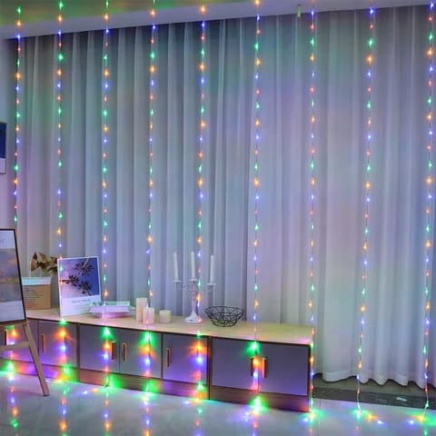 3*3M long curtain lights