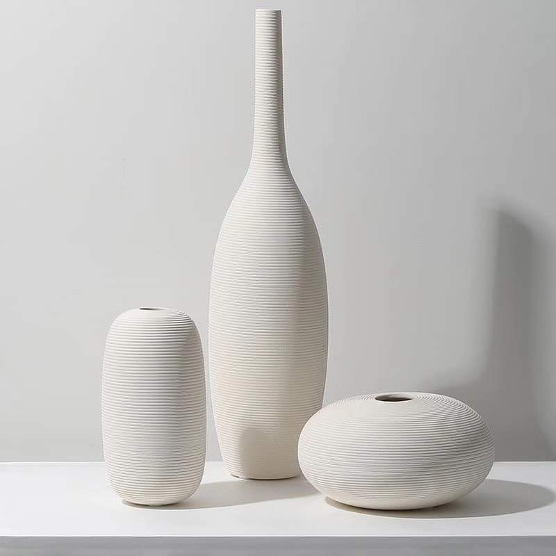 Ceramic 3 in 1 modern  home decor  vase