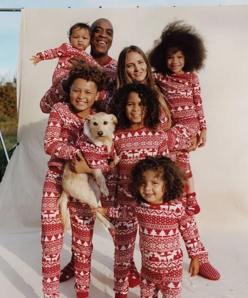 Family Matching Christmas Pajamas Xmass Sleepwear Nightwear Outfits