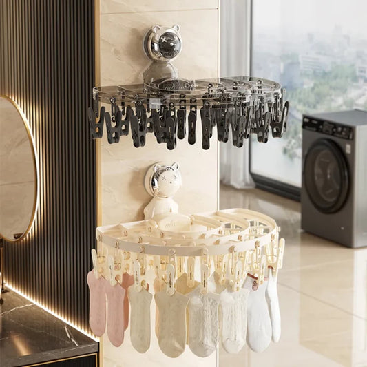 Wall Mounted Clothes and Socks rack