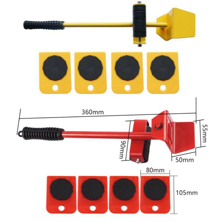 Detached heavy furniture lifting trolley mover